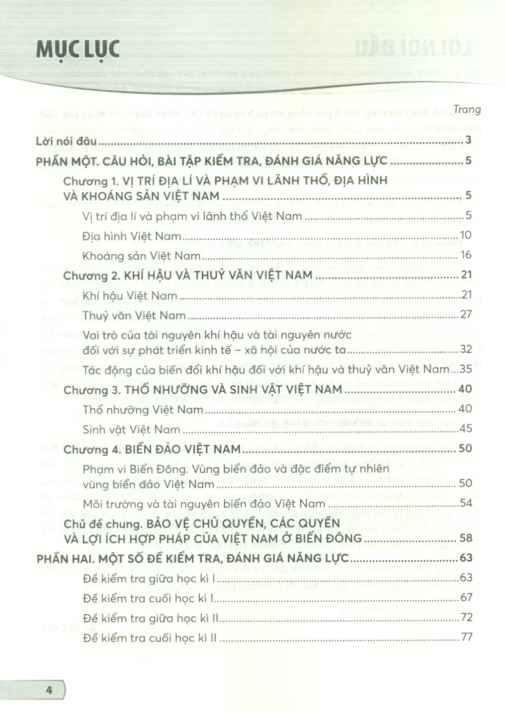 VỞ BÀI TẬP KIỂM TRA, ĐÁNH GIÁ NĂNG LỰC LỊCH SỬ VÀ ĐỊA LÍ LỚP 8 - PHẦN LỊCH SỬ (Sử dụng cho SGK Kết nối tri thức, Chân trời sáng tạo)